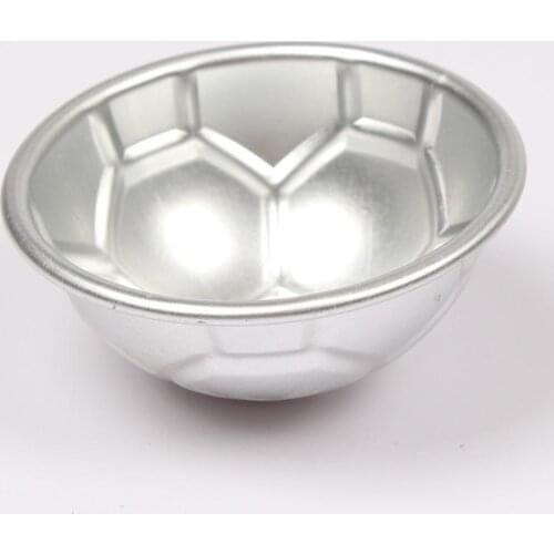 Aluminum Alloy Half Soccor Shaped Pudding Jelly Bread Cakes Mold Cake Bakeware Baking Tool DIY Birthday Wedding Party Supplies