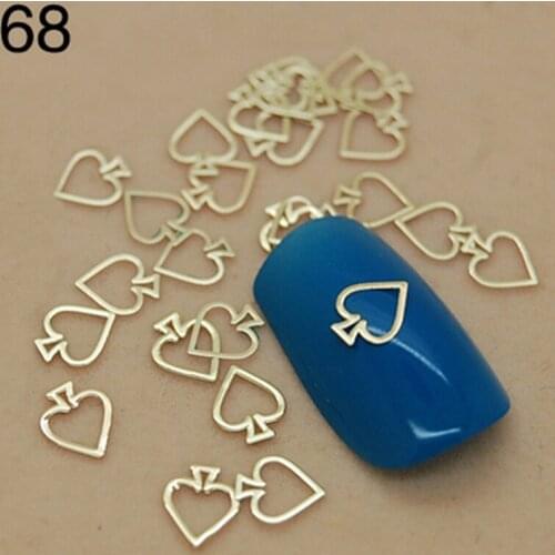 More than 700pcs Metal Jewelry Nail Decoration Tiny Slice Metal Nail Art & Cell Phone Sticker Accessories k68