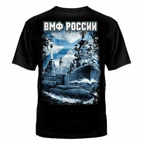 T-shirtSEA Fleet Navy T-Shirts Army Military Men Clothing Russian Russia T Shirt Men Cotton Tees Harajuku Streetwear