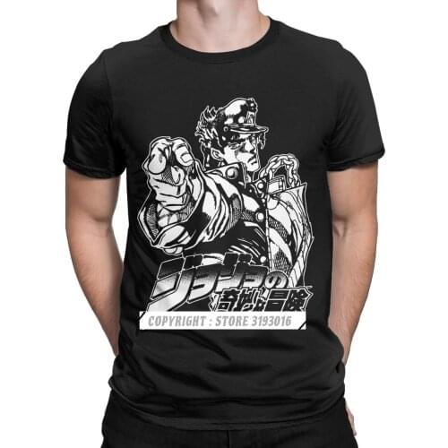 Free Coupons Spiritual Warrior Tshirt Jojos Bizarre Adventure Anime Jjba Japan Tops T Shirt Autumn Streetwear Male Tees