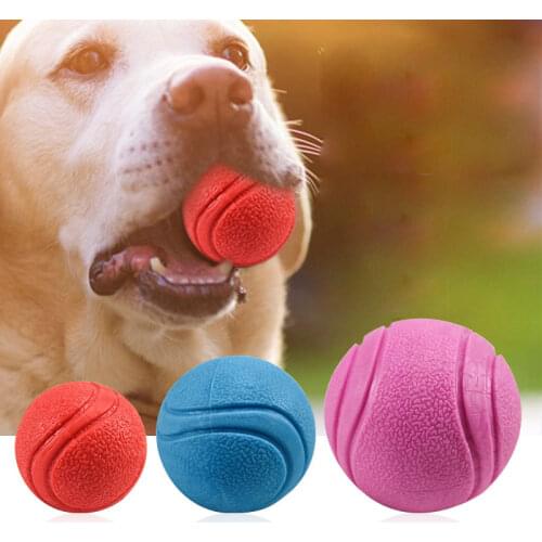 5/6/7cm Dog Toy Interactive Rubber Balls Pet Dog Cat Puppy ElasticityTeeth Ball Dog Chew Toys Tooth Cleaning Balls Toys For Dogs
