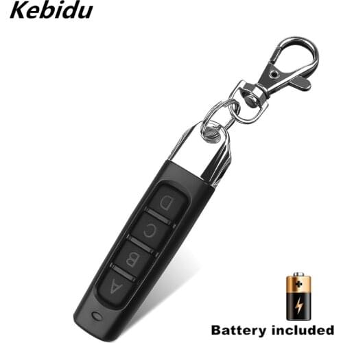 KEBIDU 4 button clone remote control 433MHZ radio frequency control garage door electric door open remote remote control