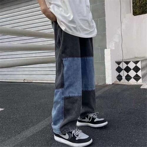 Summer Patchwork Boyfriend Jeans For Women Fashion Loose Vintage High Waist Jeans Funny Jeans Pantalones Mujer Vaqueros Jeans