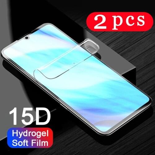 2Pcs soft full cover for huawei nova 3 3i 3e 4 4e hydrogel film nova 5 5i pro 5t 5z protective phone screen protector Not Glass