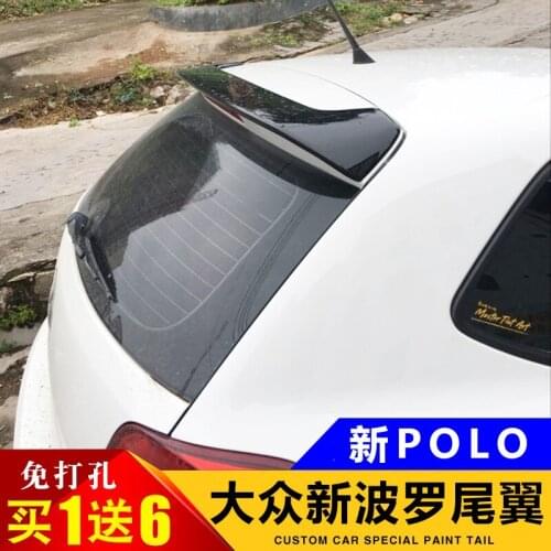 Suitable For Volkswagen 06-18 New Refitted 19 Polo Non Perforated Fixed Roof Tail
