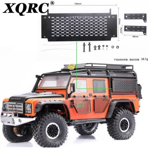 Foldable window net tool box for 1 / 10 RC tracked vehicle traxxas trx-4 trx4defender D90 D110 axial scx10 rc4wd car accessories