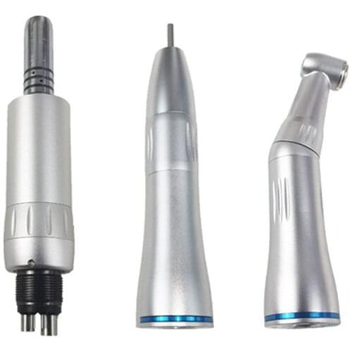 Dental Contra Angle Internal Water Spray Pipe Push Button Low Speed Handpiece Air Motor 4 Holes Dental Clinic Tool