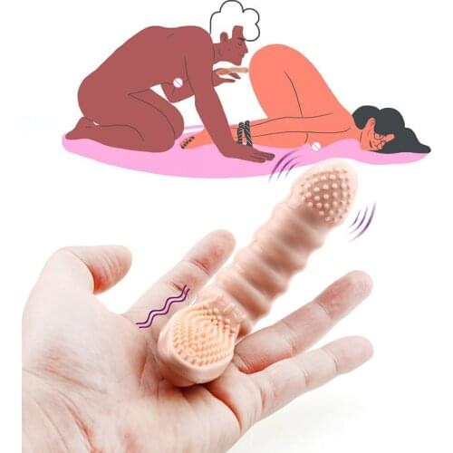 Finger Dildo G Spot Vibrator Vagina Prostate Massager Masturbation Sex Toy For Women Nipple Anal Clitoris Stimulator Sex Product
