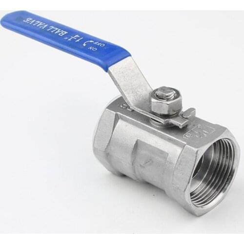 1pc Full Port Ball Valve BSP 1/4" Female Threaded 304 Stainless Steel Ball Valve