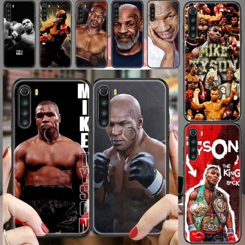 Mike Tysons Boxer Phone case For Xiaomi Redmi Note 7 7A 8 8T 9 9A 9S K30 Pro Ultra black silicone coque art waterproof pretty