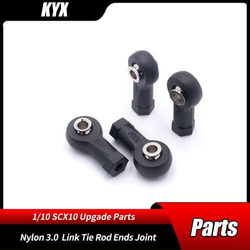 RC Car Parts Upgrade Refit Accessories Nylon 3.0 Hex Ball Head Holder Link Tie Rod Ends Joint L=21mm for Crawler