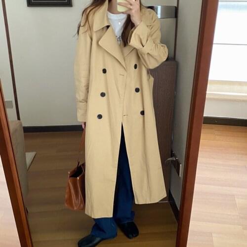 Dunayskiy Women's Long Trench Coats