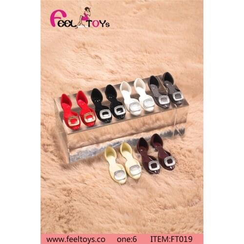 Feeltoys 1/6female Soldier Ft019 Wiboa Flats Sandals Single Shoes A Variety Of Styles 12'' Action Figure Shoes Model Accessories