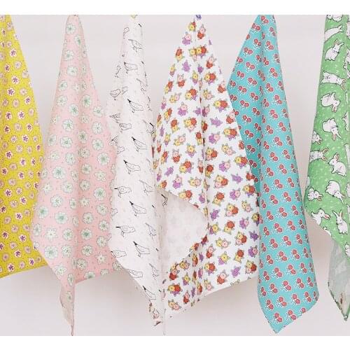 Pastoral Style Floral Rabbit Bird cotton mats pads table cloth placemats rectangle table decoration accessories doilies 46*30cm