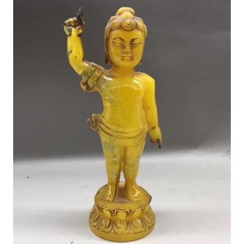 China imitation beeswax Sakyamuni crafts statue