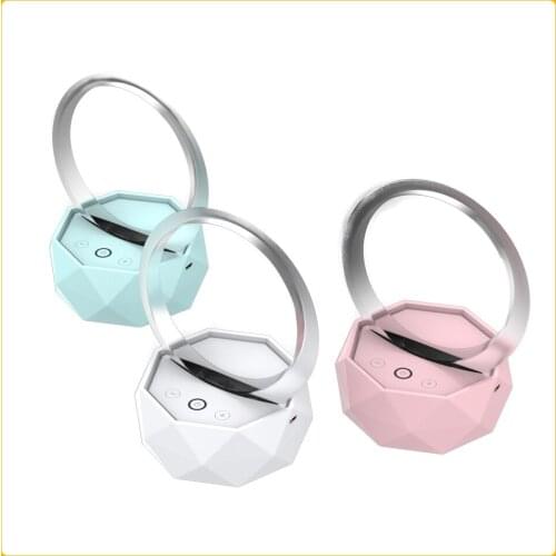 Ring Bluetooth Speaker with LED Light High Quality Sound Outdoor USB Speakers TF USB Stereo Sound Home Light Decoration