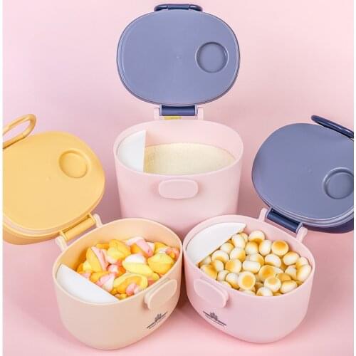 Baby Food Box Portable Large-capacity Milk Powder Box BPA Free Formula Dispenser Food Storage Container Snack Cups Baby Stuff