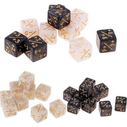 Math Learning Educational TRPG D&D Board Dice Game 6-side Fractional Dice Family D6 Dices