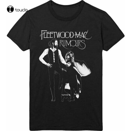 Fleetwood Mac T Shirt Rumours Album Officially Licensed Black Mens Rock Band Tee