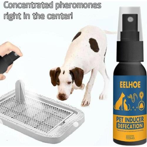 New Hot 30ml Pet Dog Spray Inducer Dog Toilet Training Potty Puppy Positioning Pet Defecation Spray Training V9O0