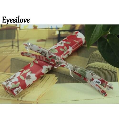 Eyesilove super-light reading glasses women men rimless far-sighted glasses +1.00 +1.50 +2.00 +2.50 +3.00 +3.50 +4.00