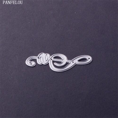 PANFELOU Easter A syllable shape Scrapbooking card album paper die metal craft stencils punch cuts dies cutting