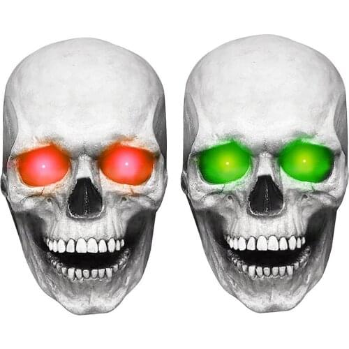 Full Head Skull Mask Helmet With Movable Jaw Skull Mask Creepy Realistic Halloween Masque Halloween Decoration Horror Helmet