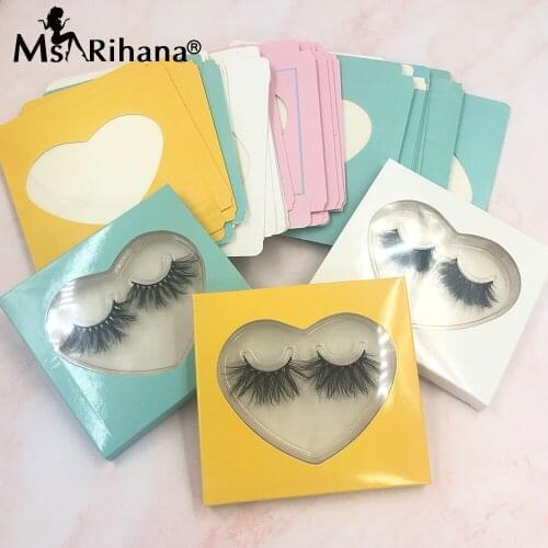 10/20/50 Pairs Fluffy 5D Mink Eyelashes Wholesale Dramatic 25MM False Lashes Heart-Shaped Case Thick Long Eyelash Extension Bulk