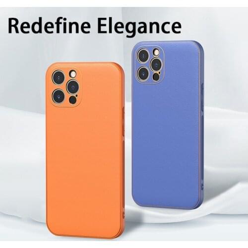 Luxury Shockproof Camera Lens Protection Wireless Charger Plating PU Leather Phone Case For iPhone 12 11 Pro Max Mini Fundas Bag