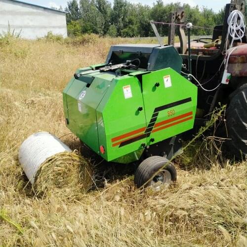 Agriculture Machinery Customized Mini Round Baler Hay Straw Round Net Baler MRB0850 Round Baler For Sale