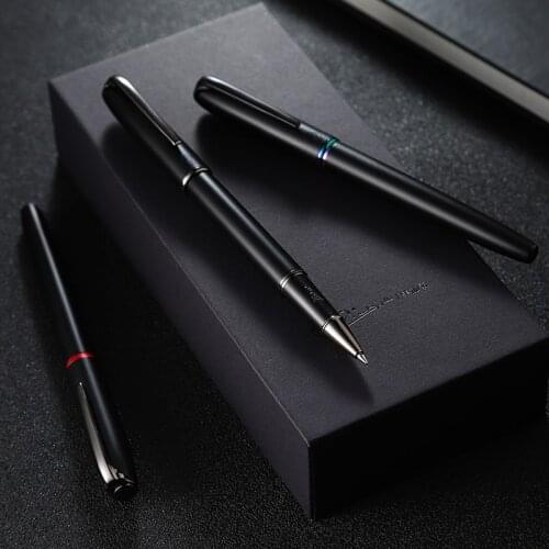 Picasso 916 Pimio Fashion Metal Roller Ball Pen Titanium Black Matte Barrel For Business Writing Pen No Gift Box