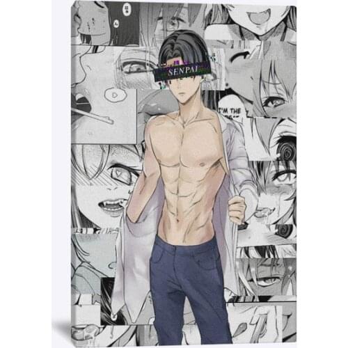 Modern Minimalist Anime Poster Attacking Giant Comic Character Levi Ackerman Canvas Painting Home Decoration Teen Room Picture