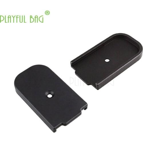 Outdoor sports fun toy DIY CS MP7 CNC upgrade material magazine bottom cover decoration water bullet gun accessories md95