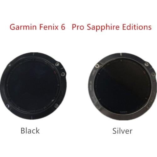 Original Sapphire Editions LCD Screen For Garmin Fenix 6 Pro smart Watch with Frame Repair Parts Free Shipping