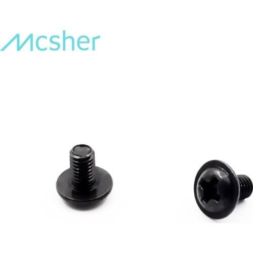 20pcs SSD HDD Hard Drive Caddy Harddisk Screw Half Round Washer Head Black Zinc M3 x 1/4" Inch