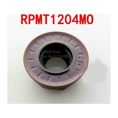 Free shipping 10pcs Carbide blade RPMT1204MO, CNC milling insert, numerical control lathe tool, suitable for stainless steel