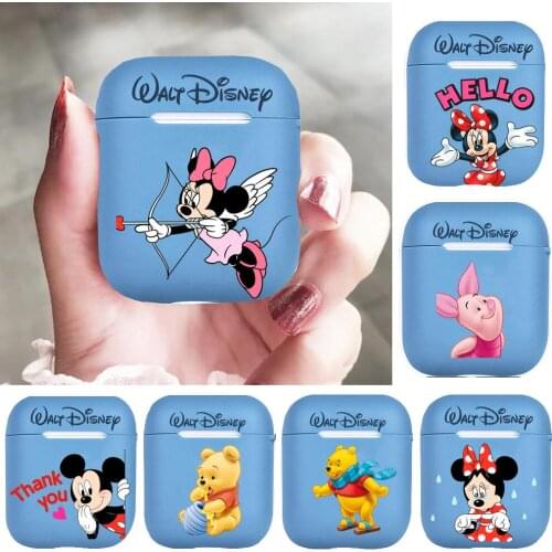Hello Mickey Minnie MousePattern Case for Airpods Pro 1/2 Cover Protective Earphone Cases Headphones Funda Protective For Airpod