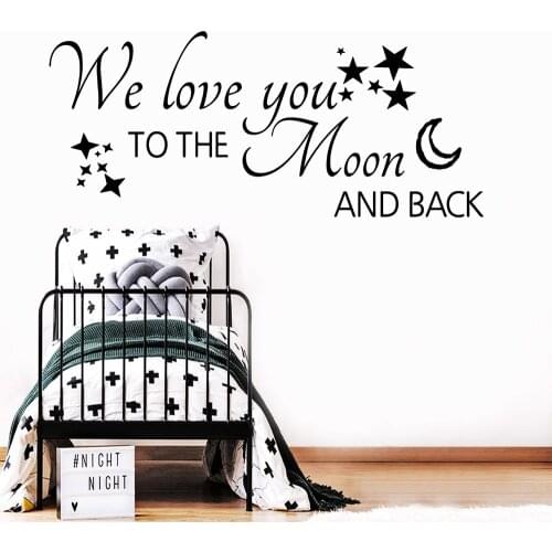 Classic English Quotes Wall Art Decal Decoration Fashion Sticker Nursery Kids Room Wall Decor Background Wall Art Decal