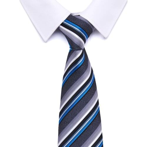 Hot sale Nice Handmade Wholesale High Grade Brand Classic 7.5 cm Silk Tie Men White Suit Accessories Solid Fit Wedding