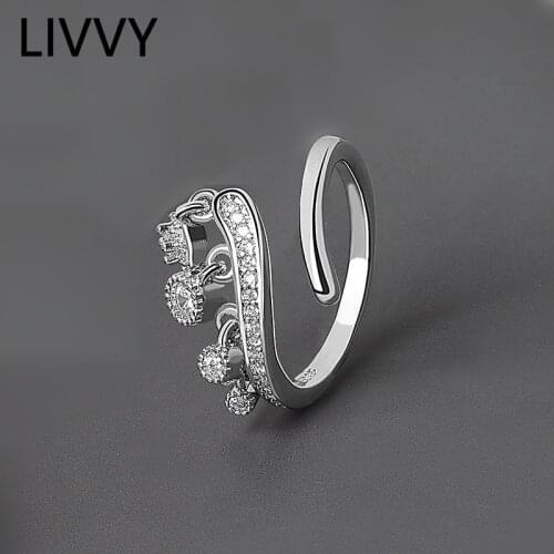 Кольца с кристаллами LIVVY China At AliExpress