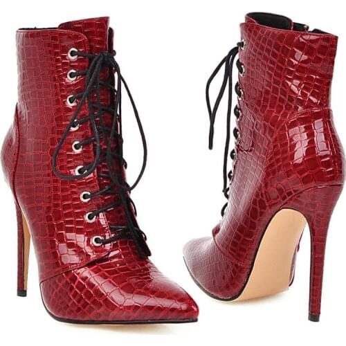 Fashion womens shoes stiletto shoes womens boots ankle boots