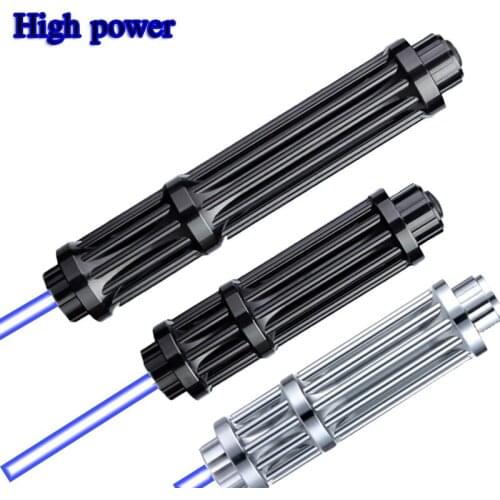 2w Powerful Laser Burning 10000m Laser Light High Powerful Laser Pointer 450nm Focusable Burn Match / Firecrackers Lit Cigarette