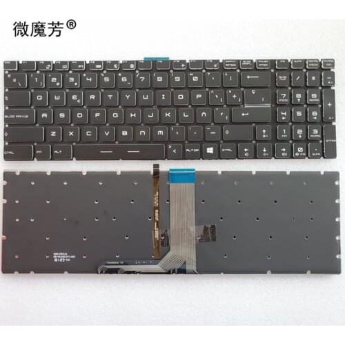 Spanish SP NEW laptop keyboard For MSI GT62VR GT72 GT72S GS73VR GT72VR GT73VR GS60 GS70 WS60 keyboard backlit