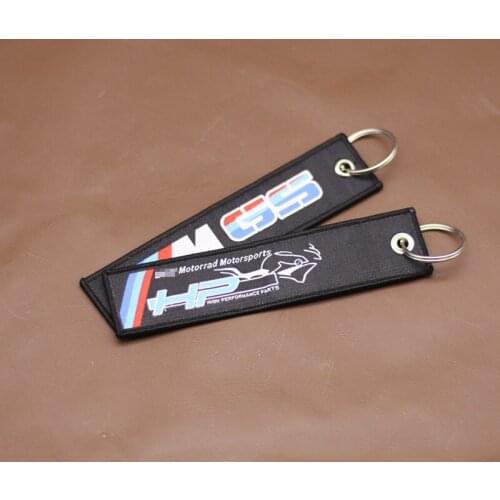 NEW Motorbike Keychain Embroidery Keyring Motorcycles Scooters Key Chain Ring for BMW F650 F700 F800 G650 GS