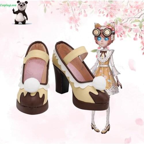 Game Identity V Cosplay Shoes Tracy Reznik Machinists Candy Girl Cos Lolita Shoes Female/male Big Plus Custom Made Leather