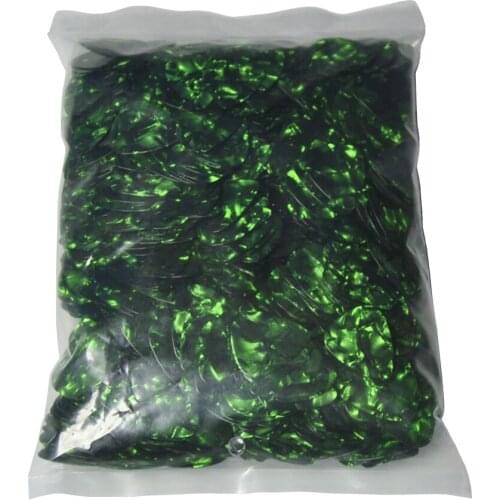 Wholesale 1000pcs Medium 0.71mm Blank Guitar Picks Plectrums Celluloid Pearl Green
