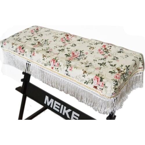 Wholesale Countryside Style Dustproof Piano Covers With Tassel 61 keyboard Electronic Piano Universal Cover