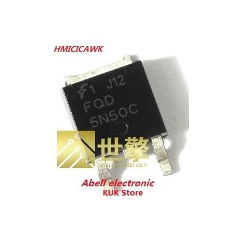 Original 100% NEW FQD5N50CTM FQD5N50C FQD5N50 D5N50C D5N50 5N50 5N50C FDD5N50 DPAK 50PCS/LOT