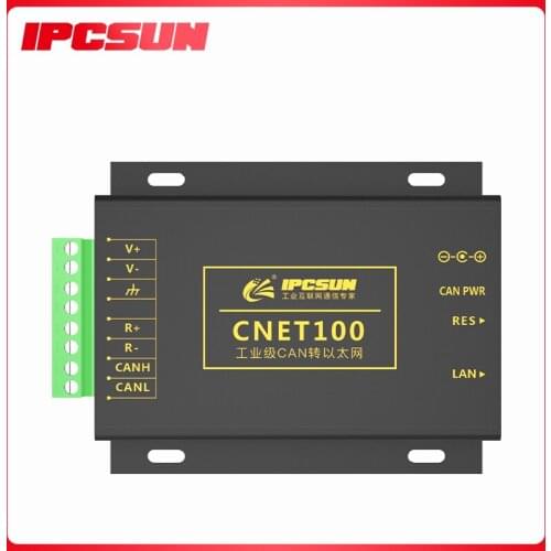 CAN to Ethernet TCP Protocol Converter Industrial Stable CNET100