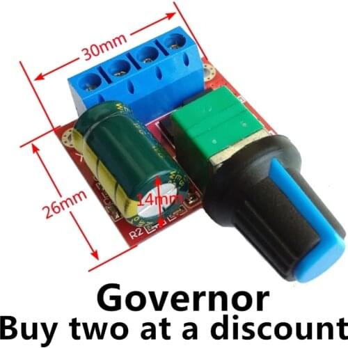 PWM DC motor speed controller 5V-35V speed control switch 5A switch function LED dimmer